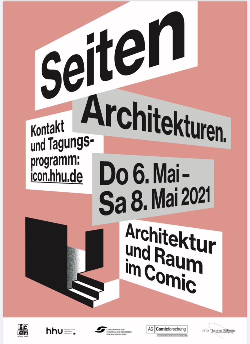 Cover Tagungsposter Arcitektur und Raum im Comic